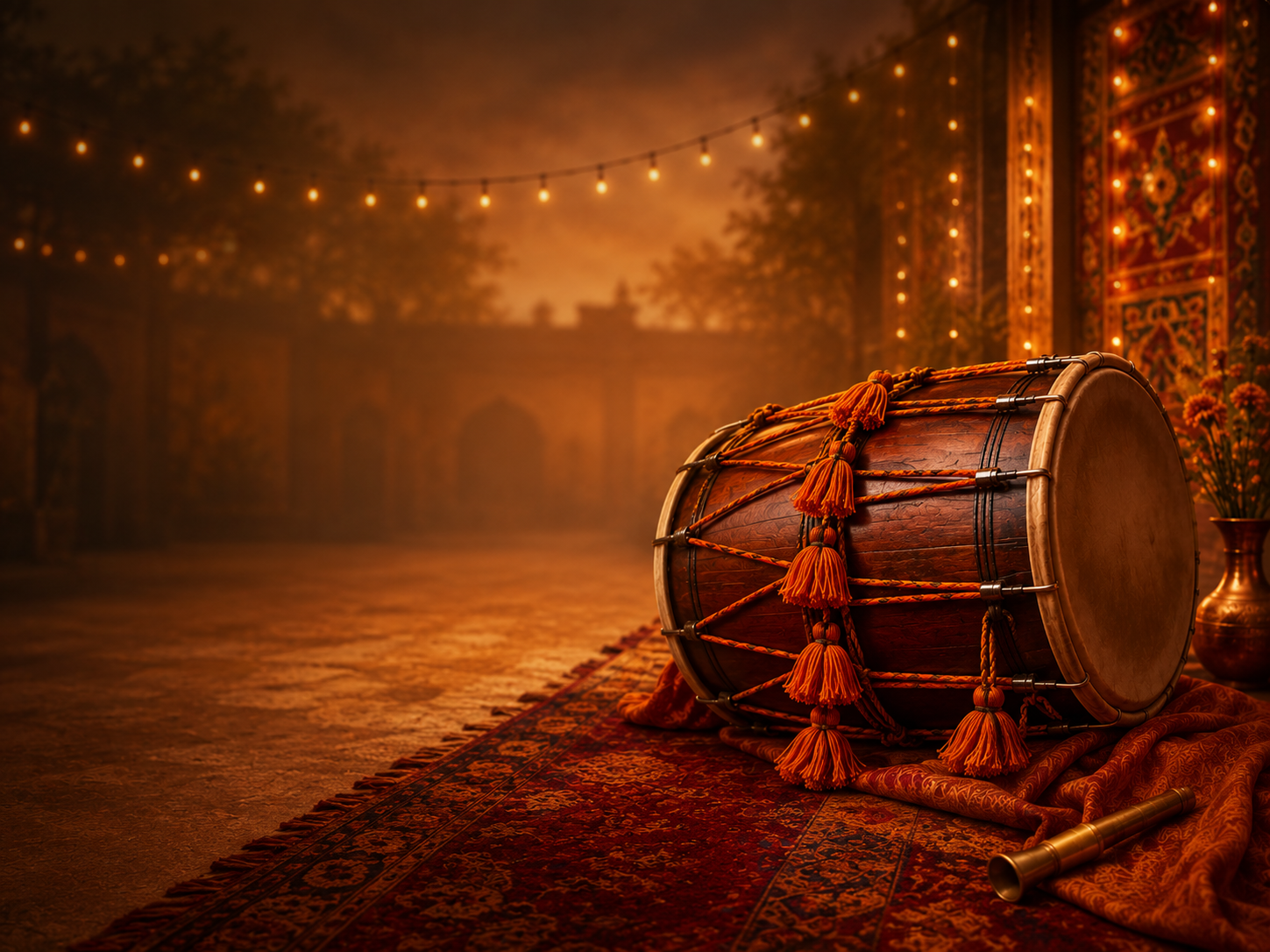 Lakhan Punjabi Dhol Player performing at wedding in Faridabad